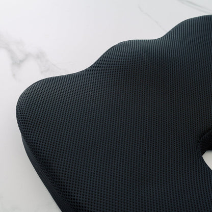 Memory Foam Car Office Seat Cushion with Black Cover