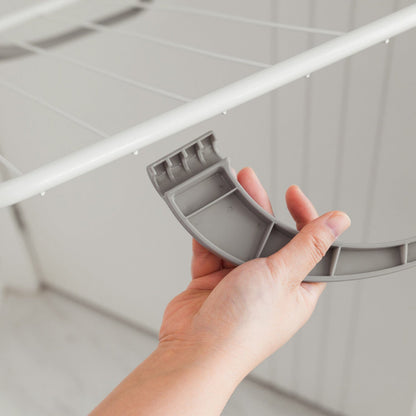 Over Door Clothes Airer - 5 Rail Over Door Folding Multi Clothes Airer Laundry Drying Hanger Coat Portable Dryer