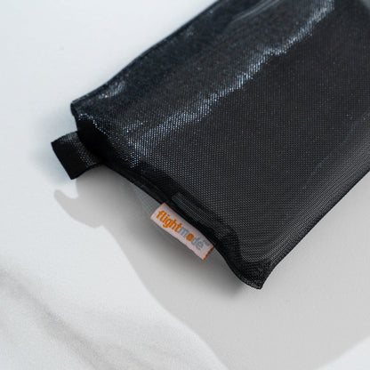 3 Pcs Zipper Travel Cosmetic Mesh Bag Set