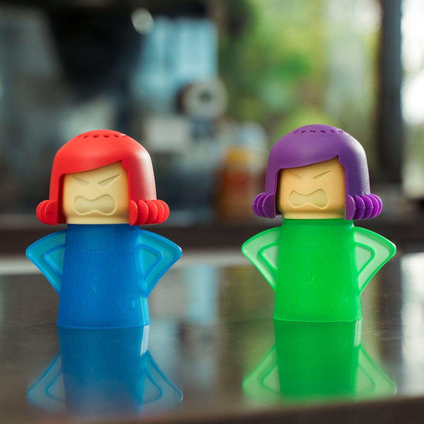 2 Pcs MAD MAMA Microwave Cleaner – BPA-Free, Steam Cleaning (Assorted Colors)
