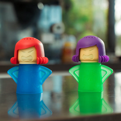 2 Pcs MAD MAMA Microwave Cleaner – BPA-Free, Steam Cleaning (Assorted Colors)