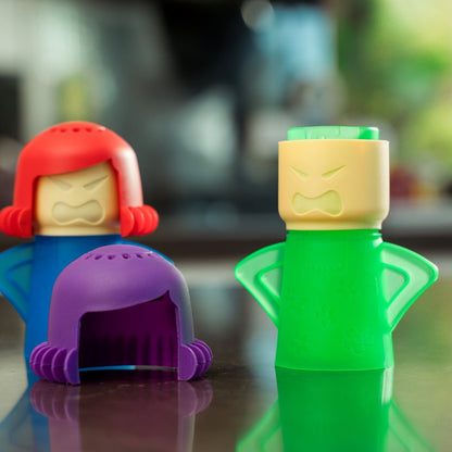 3 Pcs MAD MAMA Microwave Cleaner – BPA-Free Steam Cleaning (Assorted Colors)