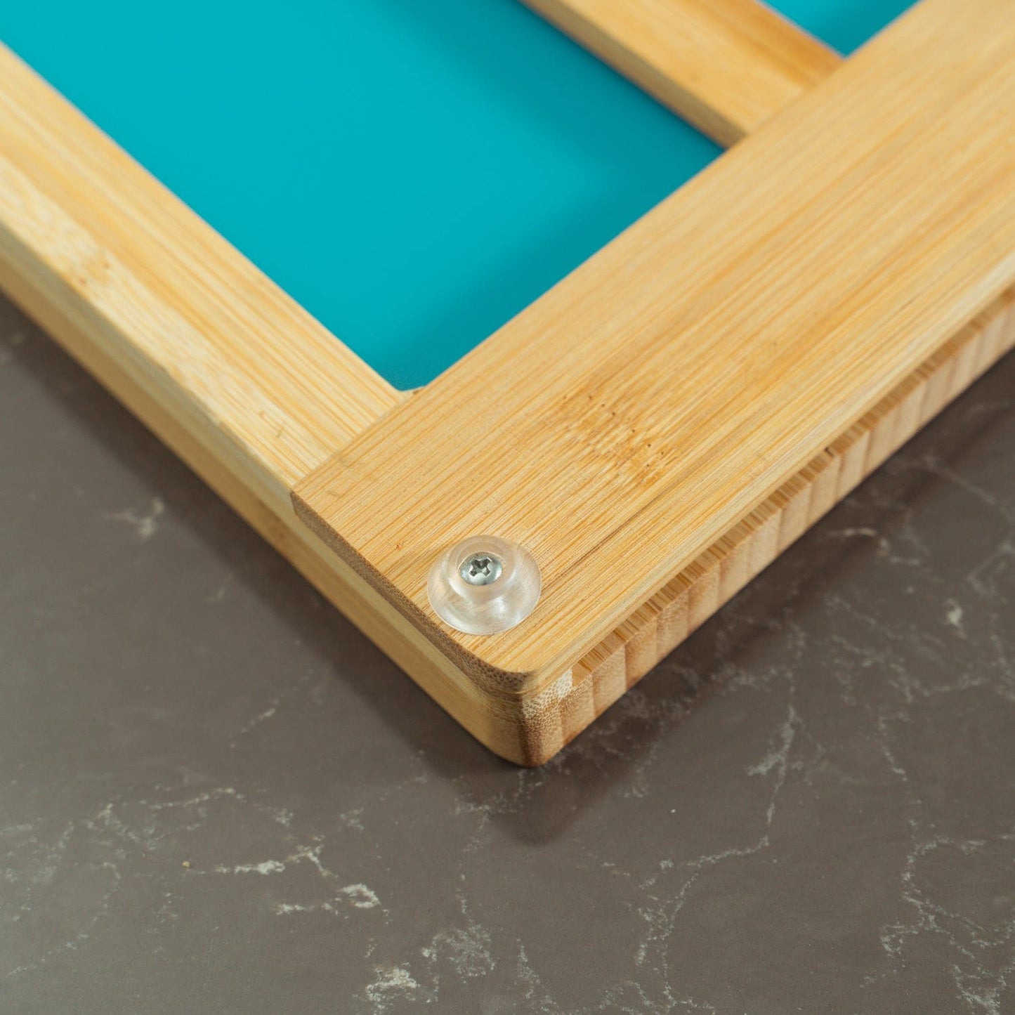 Bamboo Chopping Board with 5 Pcs Color-Coded Flexible Cutting Mats