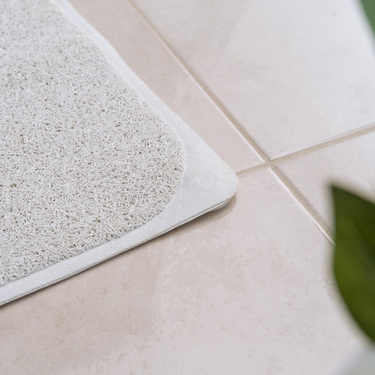 2 Pcs Premium Non-Slip Loofah Shower Mat Bathroom Safe 75 x 44 cm