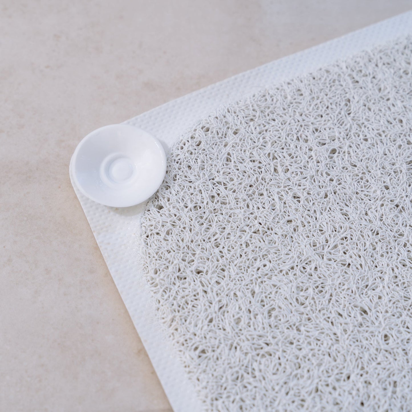2 Pcs Premium Non-Slip Loofah Shower Mat Bathroom Safe 75 x 44 cm