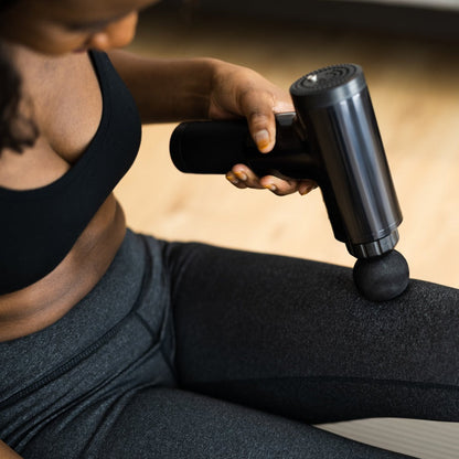 Remology Impact Massage Gun – 6 Speed Deep Tissue Muscle Massager with 4 Interchangeable Heads, Rechargeable Handheld Body Massager for Gym & Home