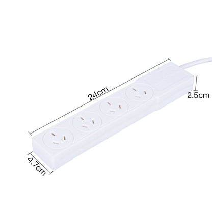 4 Outlet Power Board with 1 Meter Lead Cable