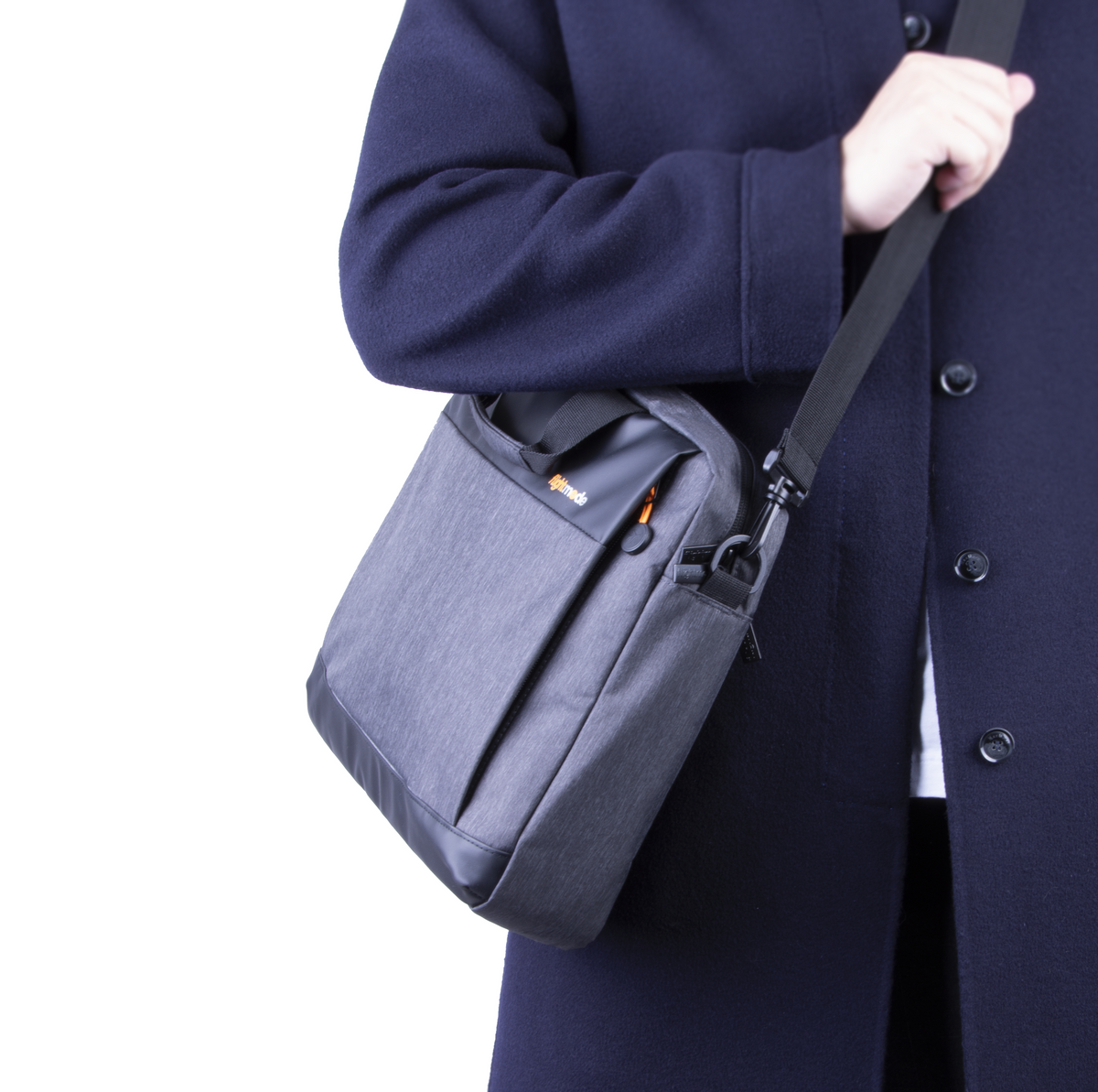 Man carrying Messenger Bag