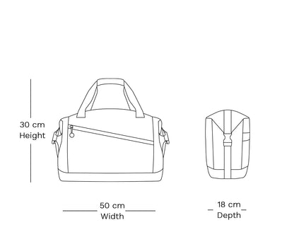 Flightmode Duffel Bag - BLACK