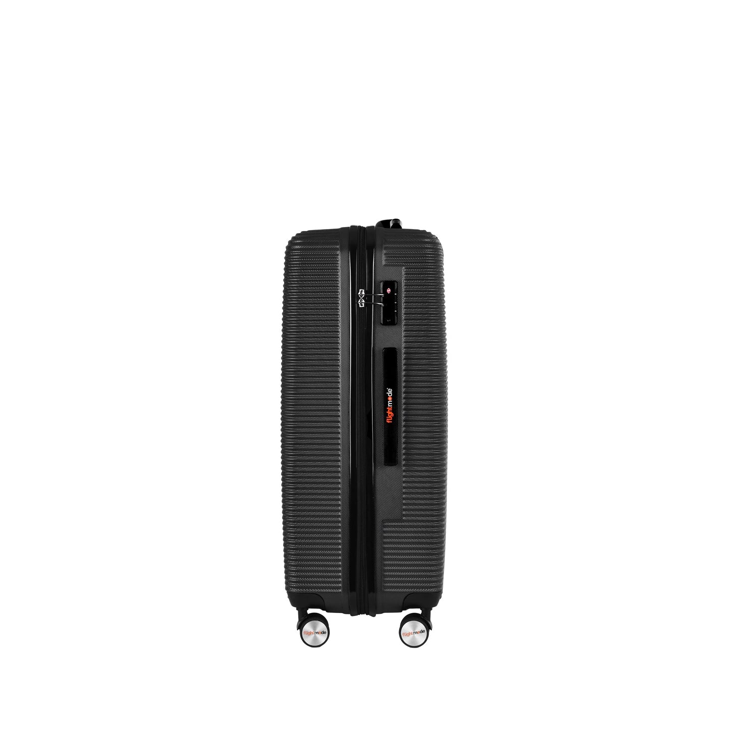 3-Piece Digital Luggage Set (20″/24″/28″) with Weighing Scale & USB Charging – Black