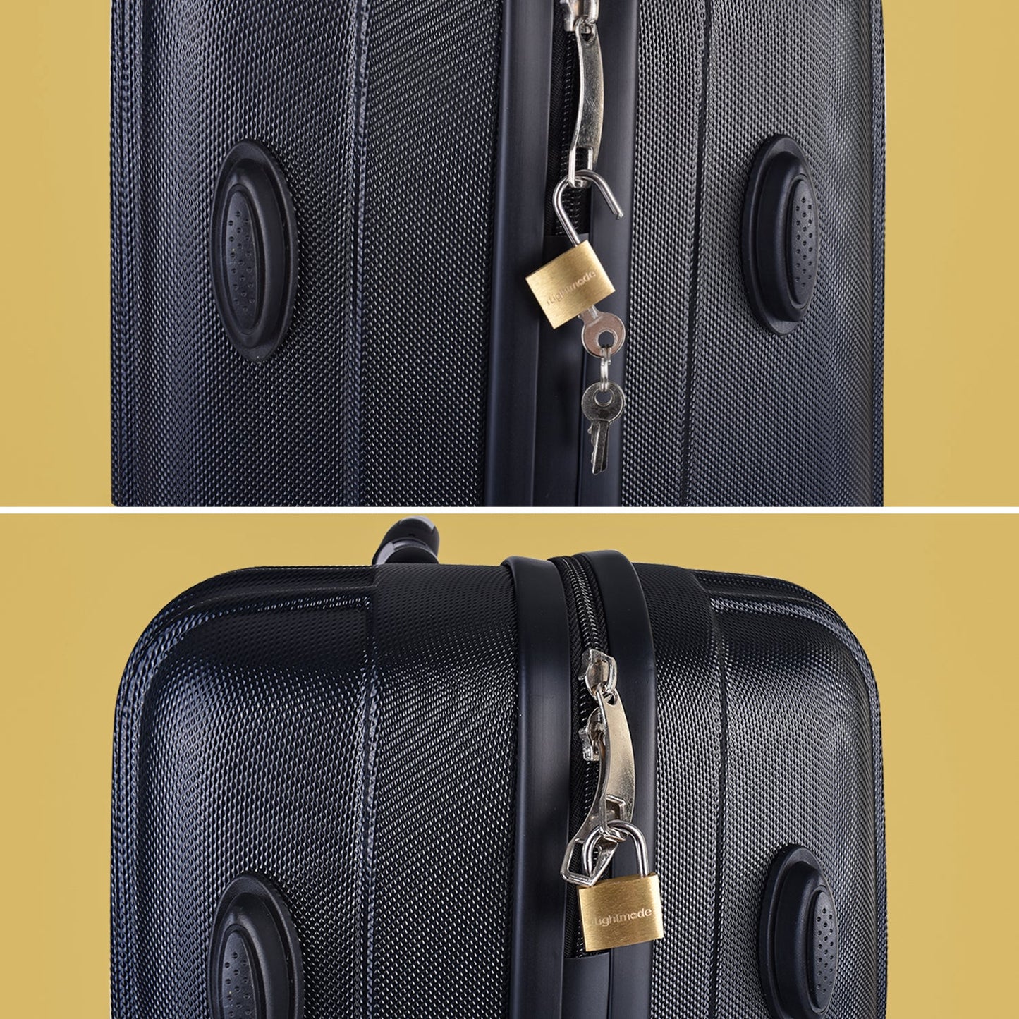 4 Pcs Flightmode Brass Padlock