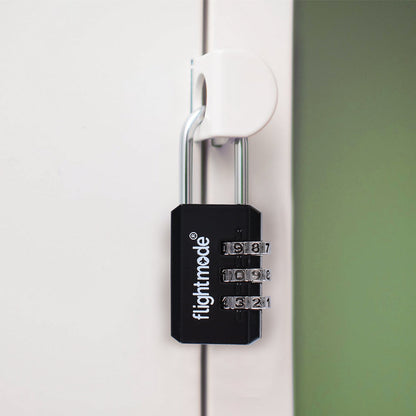 2 Pcs Combination 3 Dial Smooth Padlocks