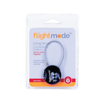 Flightmode 3 Dial Steel Cable Padlock