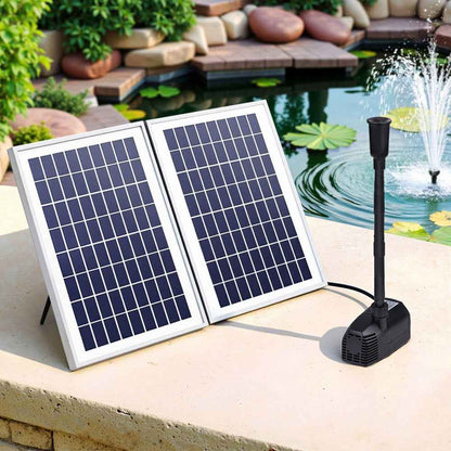 Gardeon Solar Pond Pump Submersible Water Fountain Kit with 2 Panels 1600L/H
