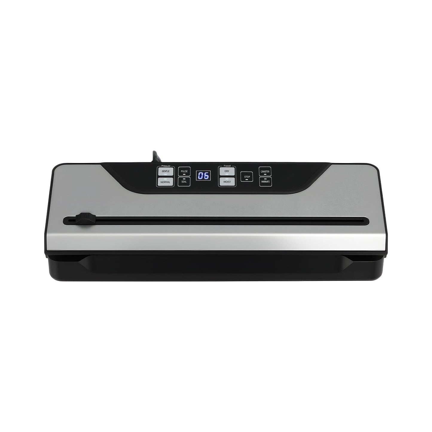 Devanti Food Vacuum Sealer Machine Auto Seal Slide Cutter 9 Modes Marinate Black
