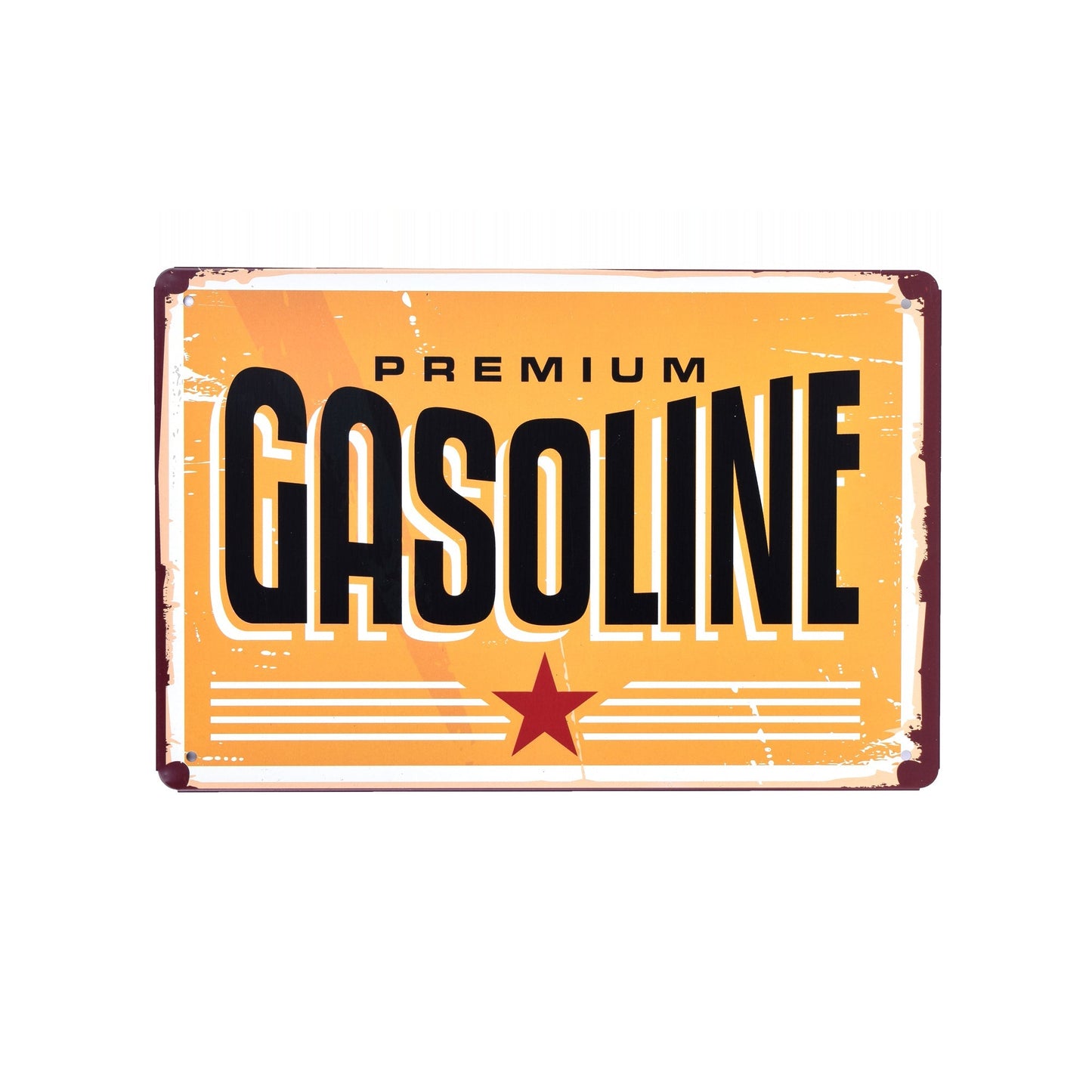 2 Pcs Vintage Rustic Look Metal Tin Signs 30 x 20cm