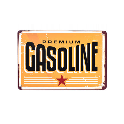 2 Pcs Vintage Rustic Look Metal Tin Signs 30 x 20cm