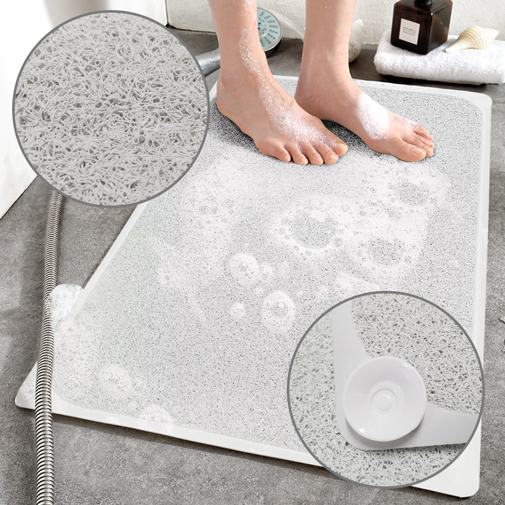 Non Slip Loofah Shower Bathtub Mat Bathroom Safe Mat Extra Large 75 x 44 CM