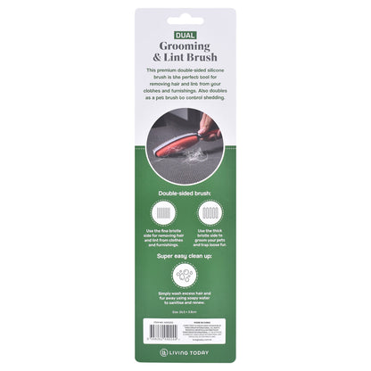 Double Side Grooming And Lint Brush