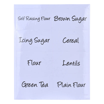 40 Pcs Cook Easy  Pantry Label Stickers