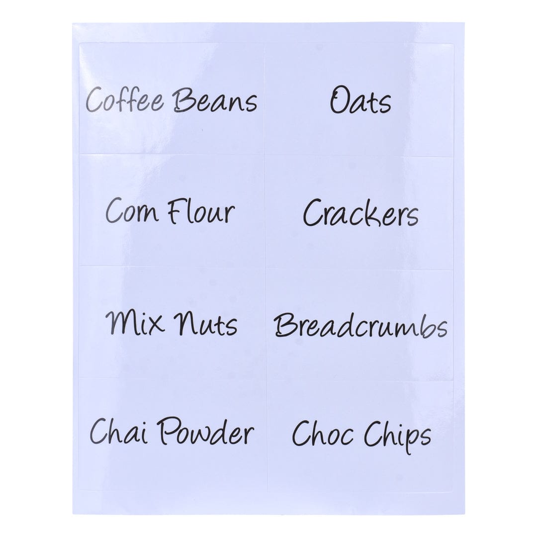 40 Pcs Cook Easy  Pantry Label Stickers