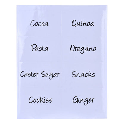 40 Pcs Cook Easy  Pantry Label Stickers