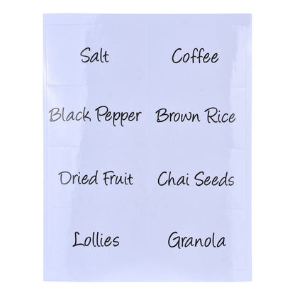 40 Pcs Cook Easy  Pantry Label Stickers