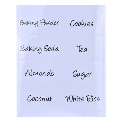 40 Pcs Cook Easy  Pantry Label Stickers