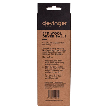3 Pcs Wool Dryer Balls