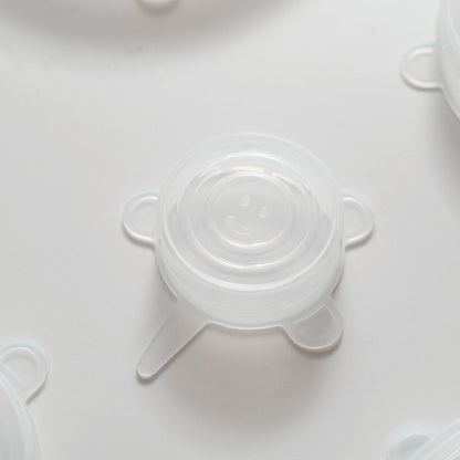 6 Pcs Cook Easy Silicone Stretch Lids Set Small
