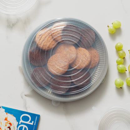 6 Pcs Cook Easy  Silicone Stretch Lids Set
