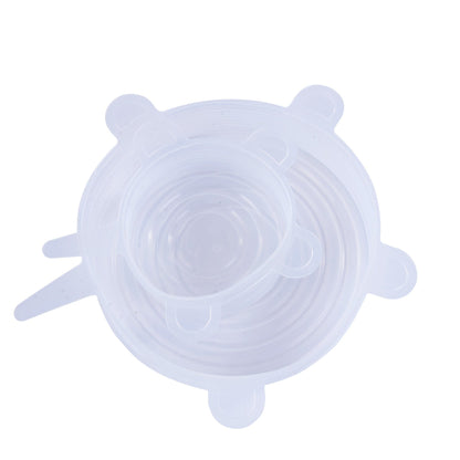 6 Pcs Cook Easy Silicone Stretch Lids Set Small