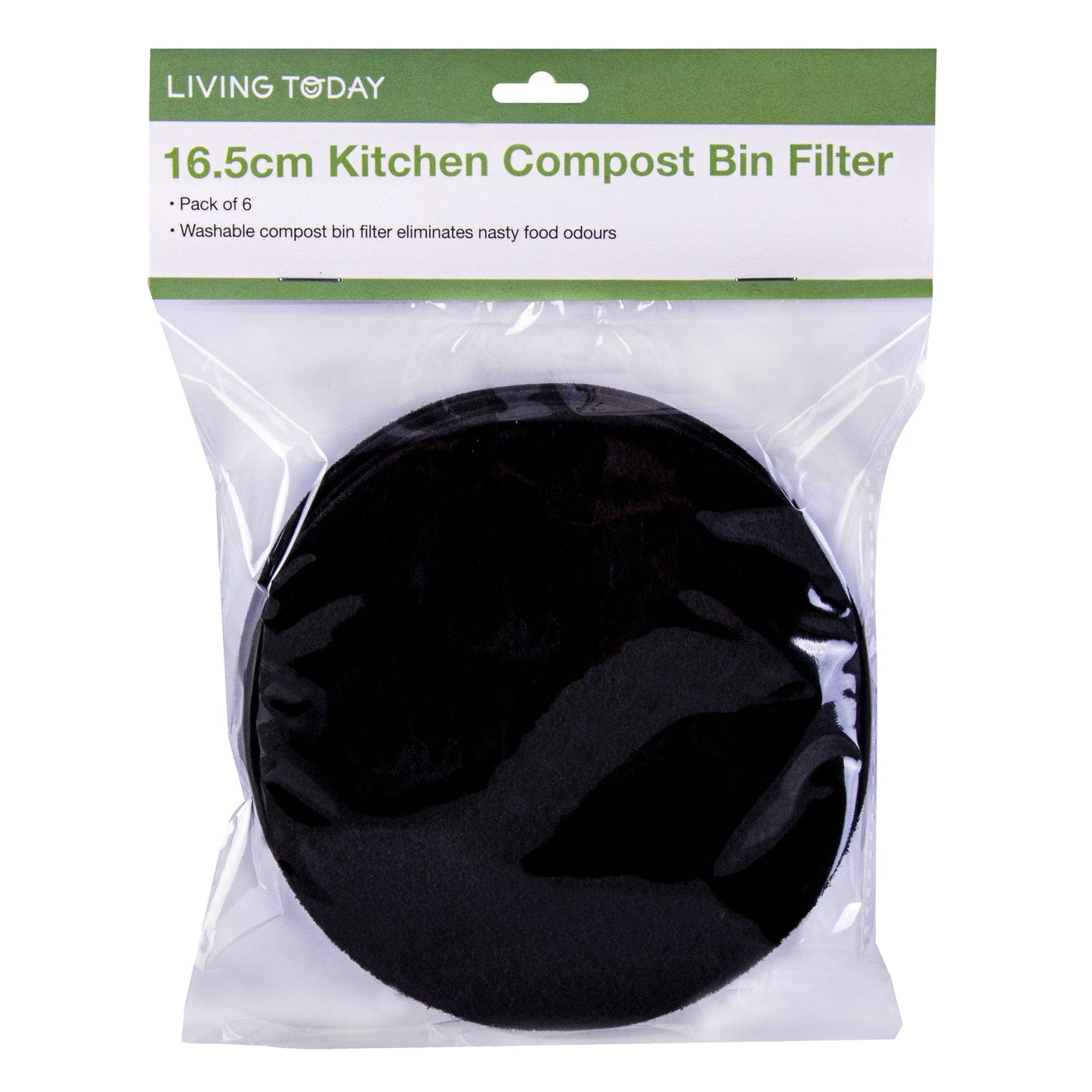 6 Pcs Livingtoday Kitchen Compost Bin Filter 16.5cm