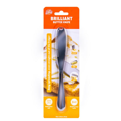 Brilliant Stainless Steel Butter Knife Serrated Edge Spreader