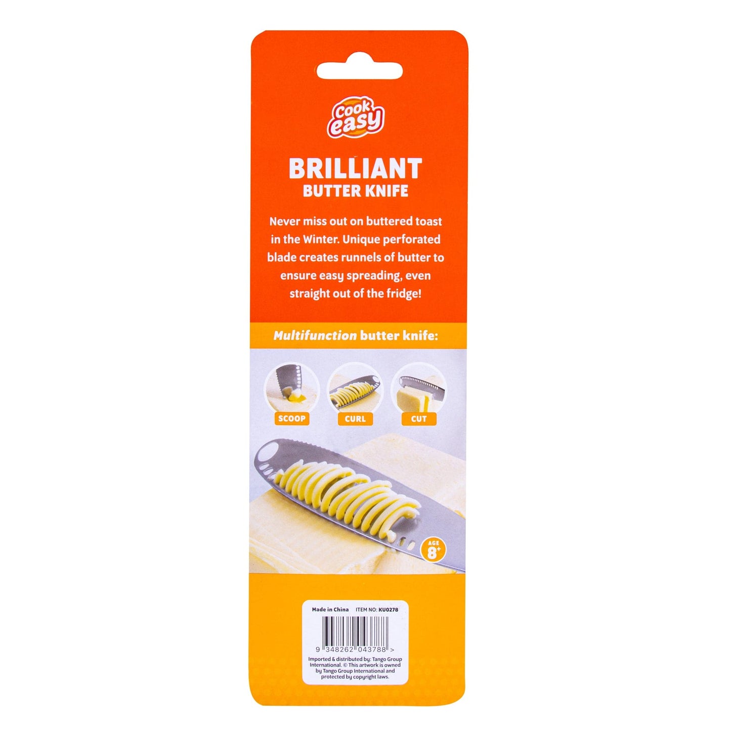 Brilliant Stainless Steel Butter Knife Serrated Edge Spreader