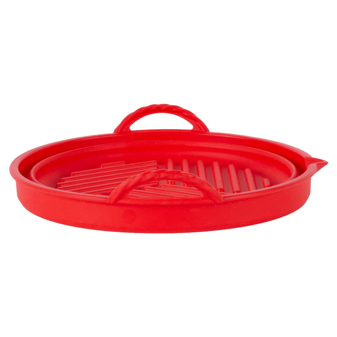 Collapsible Silicone Air Fryer Oven Microwave Liner Round
