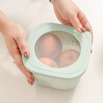 4 Pcs Cook Easy  Square Nested Food Storage Set