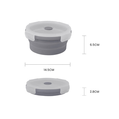 2 Pcs Cook Easy 540ml Collapsible Silicone Storage Container