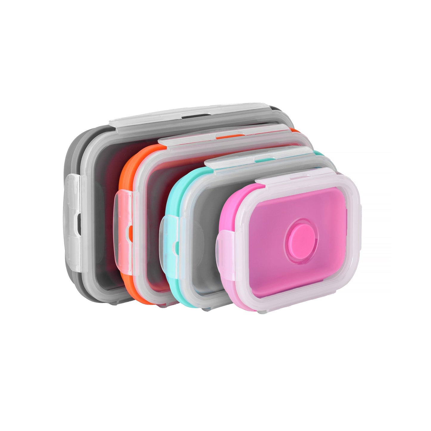 4 Pcs Cook Easy Collapsible Silicone Storage Container