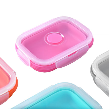 4 Pcs Cook Easy Collapsible Silicone Storage Container