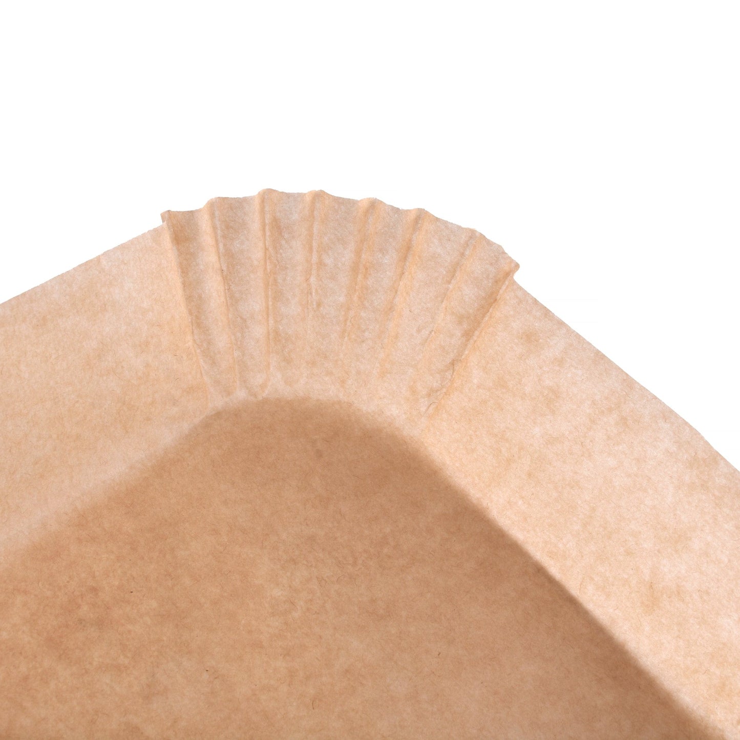 100 Pcs 16.5cm Square Disposable Unbleached Silicone Paper Dish Air-fryer Liner