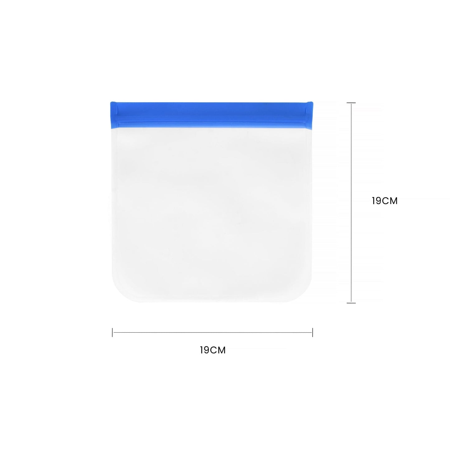 5 Pcs Ziplock Reusable Eco Friendly Bags