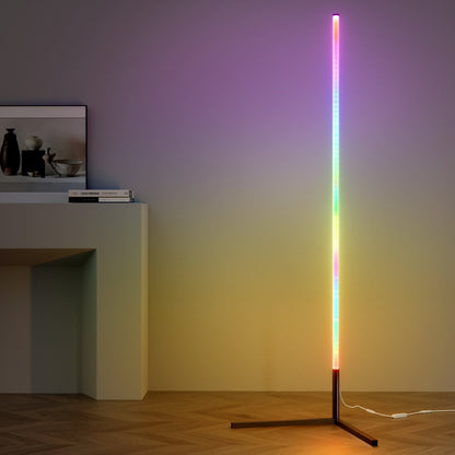Artiss RGB LED Floor Lamp Remote Control Corner Light Stand Gaming Room 150CM