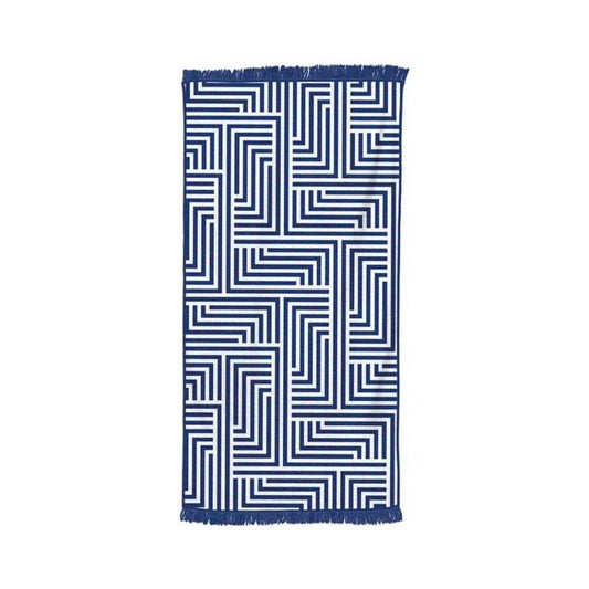 Rectangular Beach Towel with Tassel
