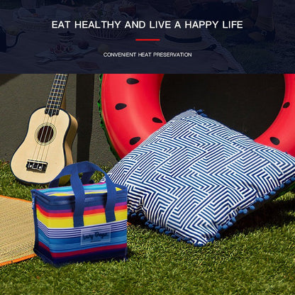 Food Safe Insulated Kids Lunch Box Cooler - Rainbow
