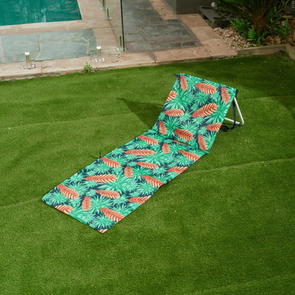 Lazy Dayz Fold Up Beach Lounger - Mossman