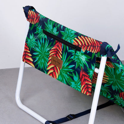 Lazy Dayz Fold Up Beach Lounger - Mossman