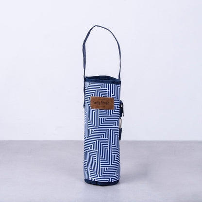 Lazy Dayz Insulated Wine Bottle Tote - Makena