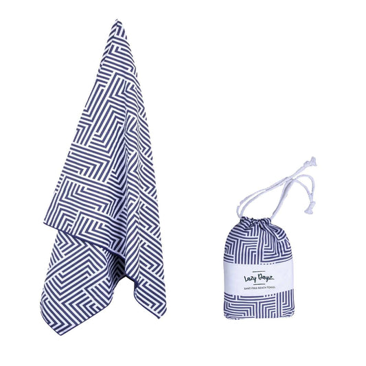 Lazy Dayz Beach and Summer Lazy Dayz Sand Free Beach Towel - Makena