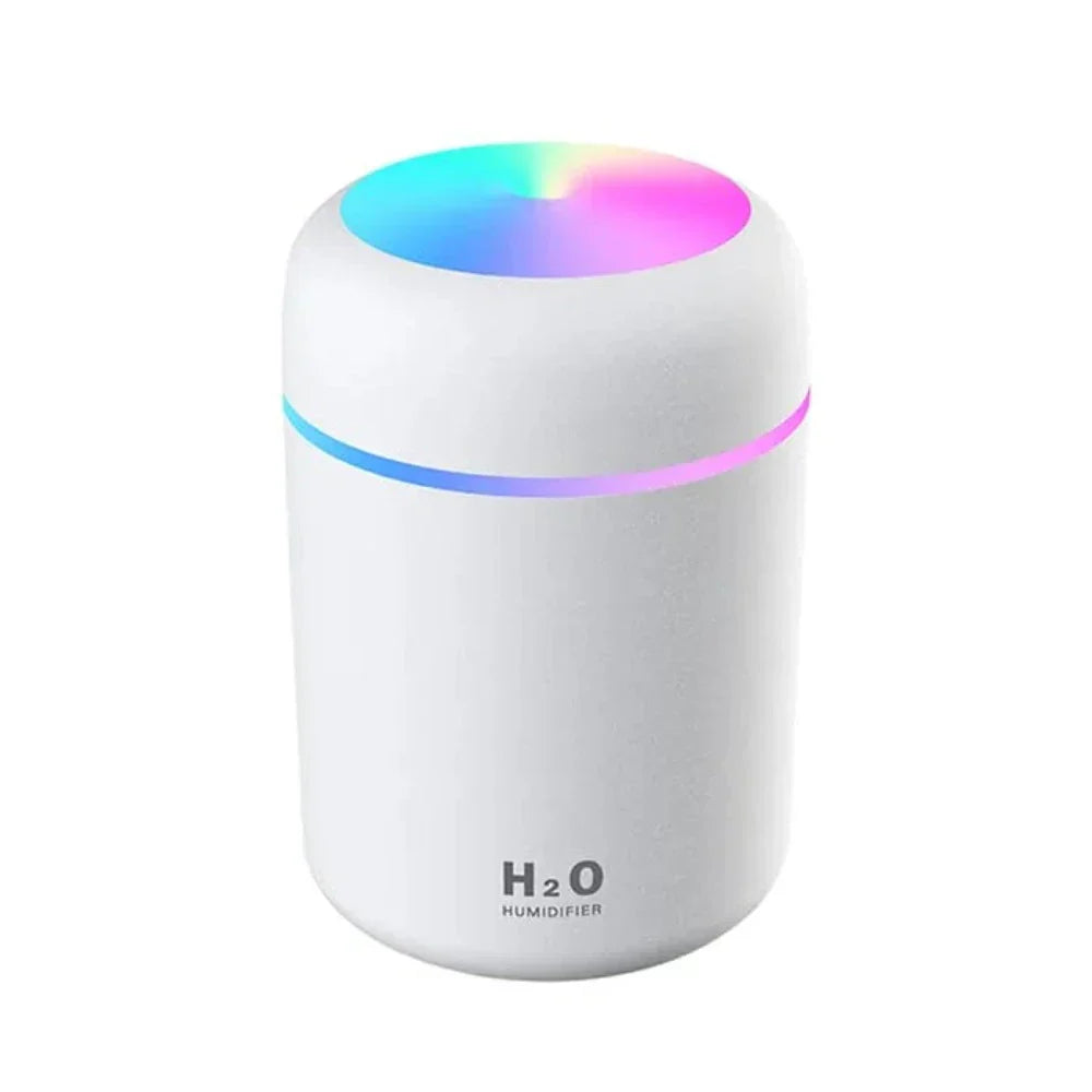 Livingtoday Mini LED Ultrasonic Humidifier 300ml